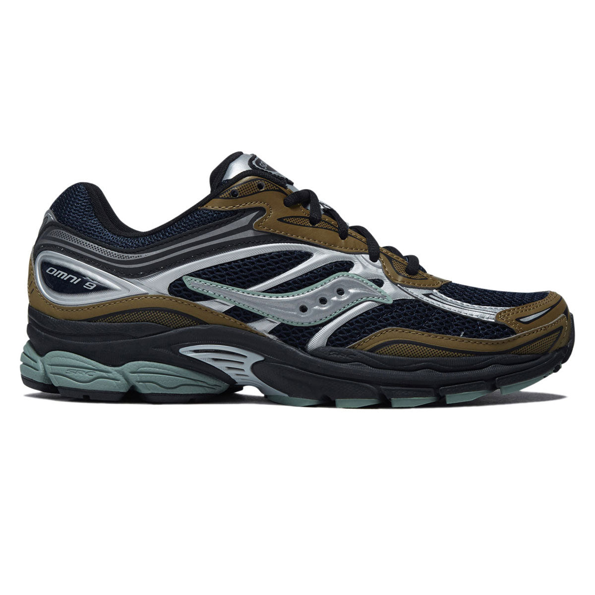 Saucony Progrid Omni 9 Shoes - Brown/Navy image 1