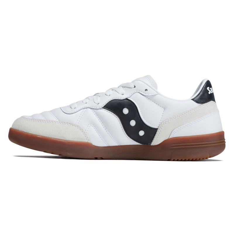 Saucony 586i Leather Shoes - White/Black