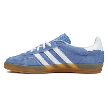 Adidas Womens Gazelle Indoor Shoes - Blue Fusion/Ftwr White/Gold Metallic