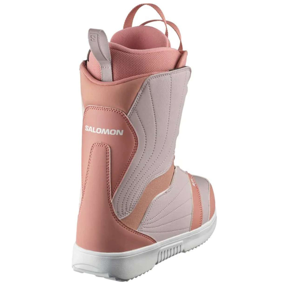 Salomon Womens Pearl Boa 2024 Snowboard Boots - Ash/Lilac Ash/White image 2