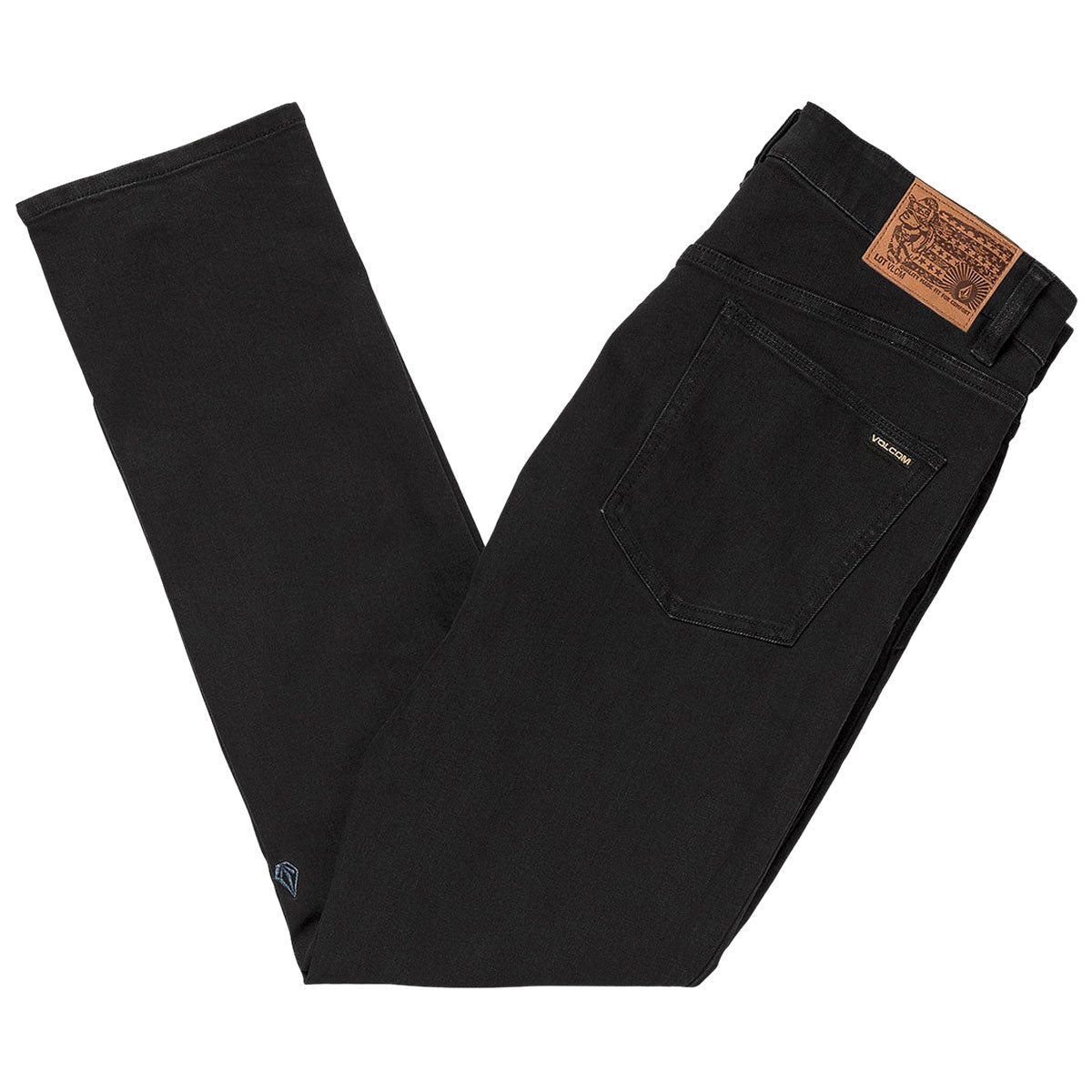 Volcom Vorta Denim Jeans - Black Out image 2