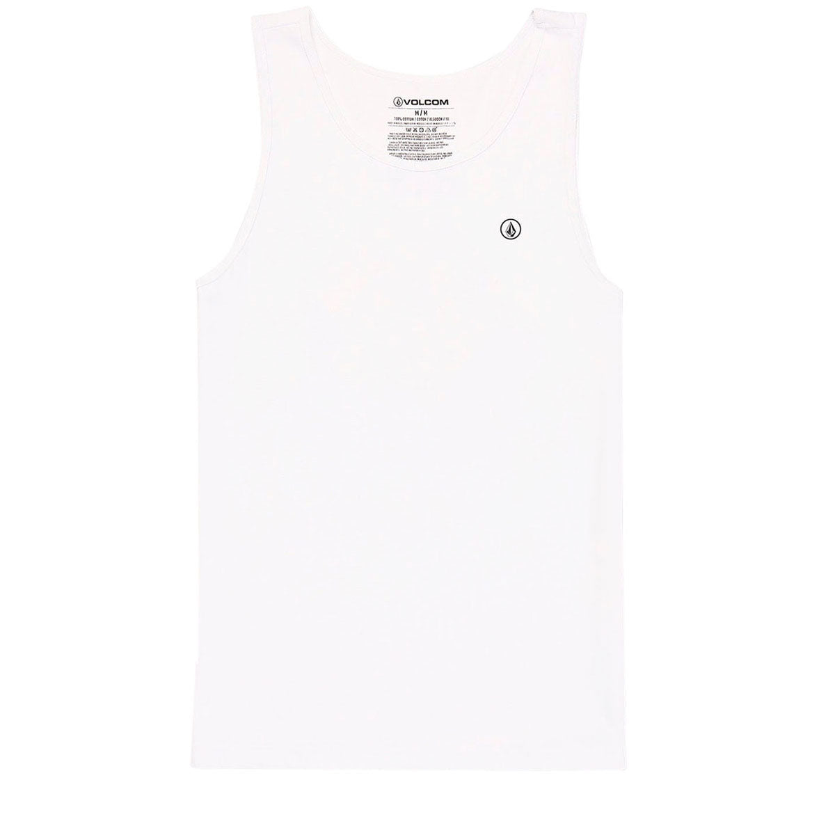 Volcom Solid Heather Tank Top - White image 1