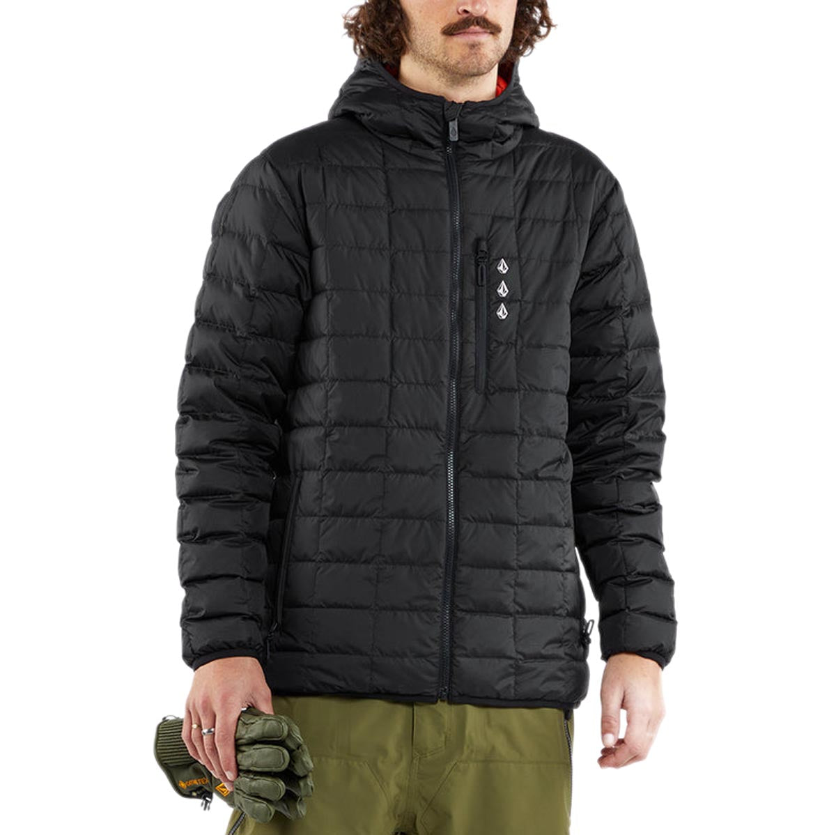 Volcom Puff Puff Give Snowboard Jacket - Black 2024 image 1
