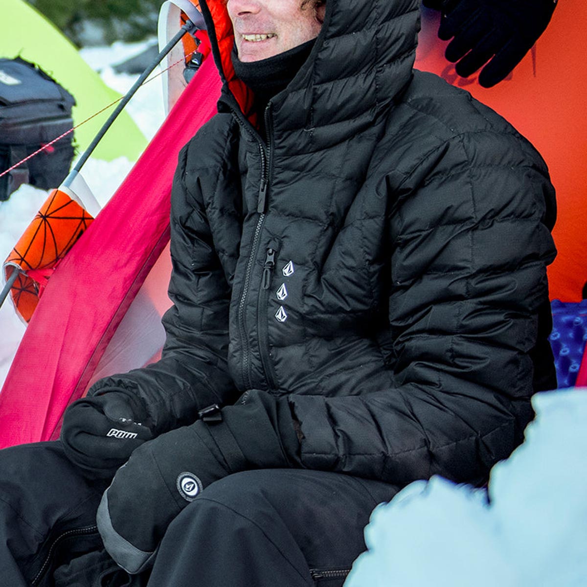 Volcom Puff Puff Give Snowboard Jacket - Black 2024 image 2