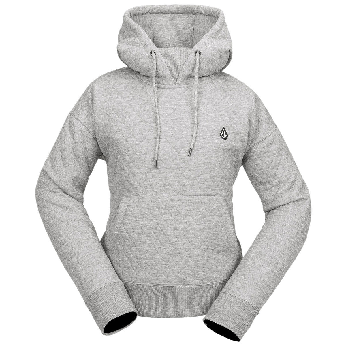 Volcom Womens V.co Air Layer Thermal Hoodie - Heather Grey image 1