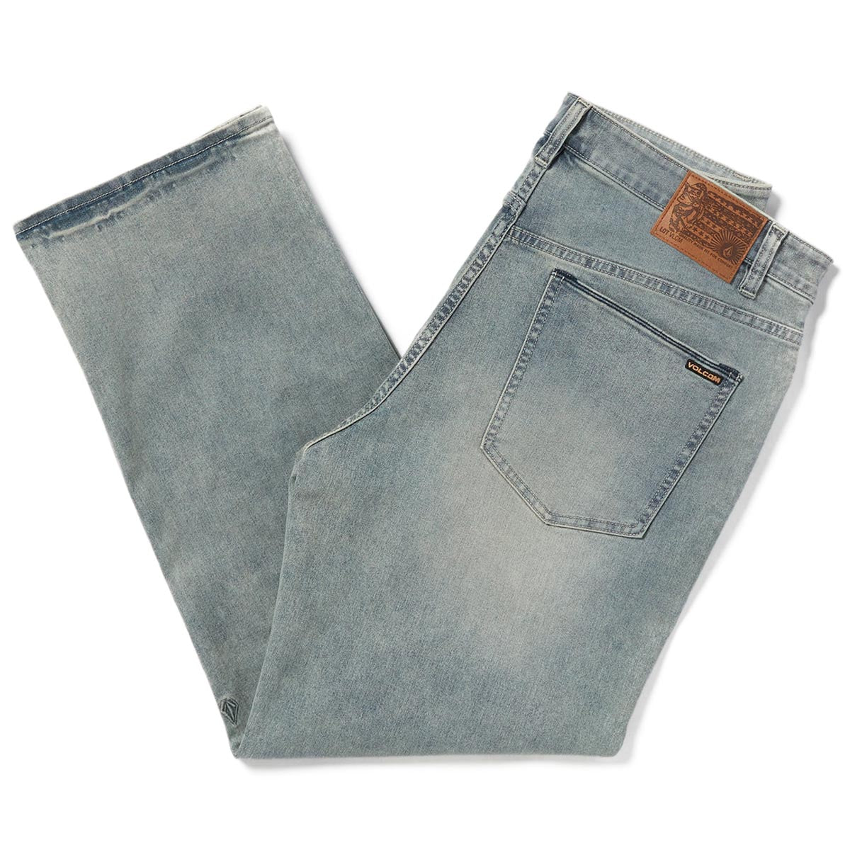 Volcom Nailer Denim Jeans - Sure Shot Light Wash image 2