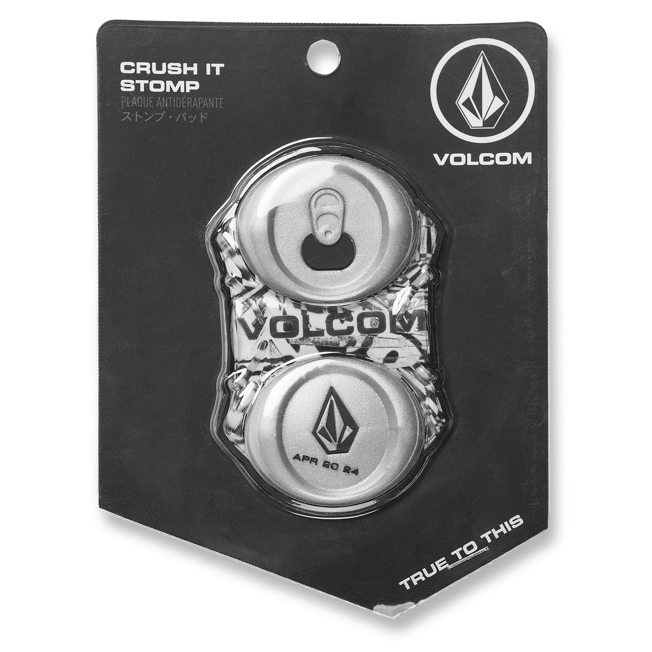 Volcom Crushed Can Snowboard Stomp Pad - Black image 1