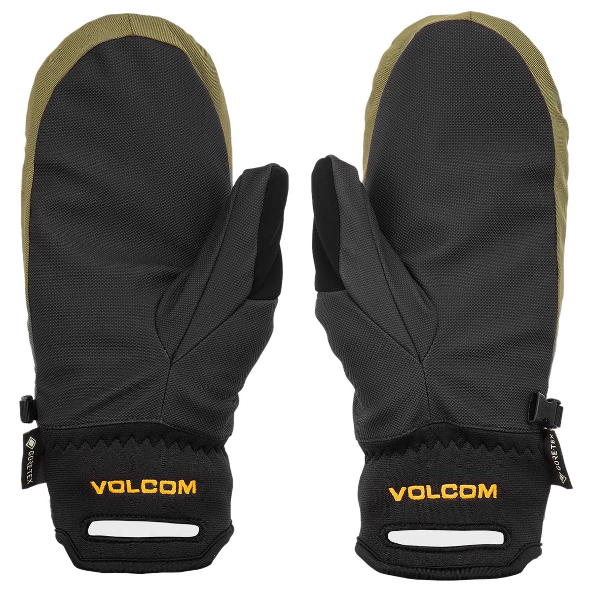 Volcom Stay Dry Gore-tex Mitt Snowboard Gloves - Gold image 2