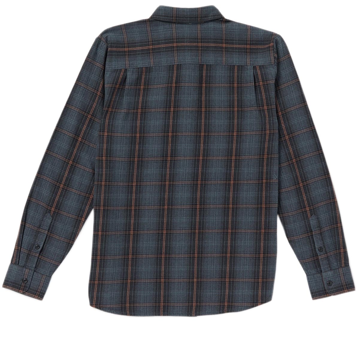 Volcom Heavy Twills Flannel Long Sleeve Shirt - Dark Slate image 2