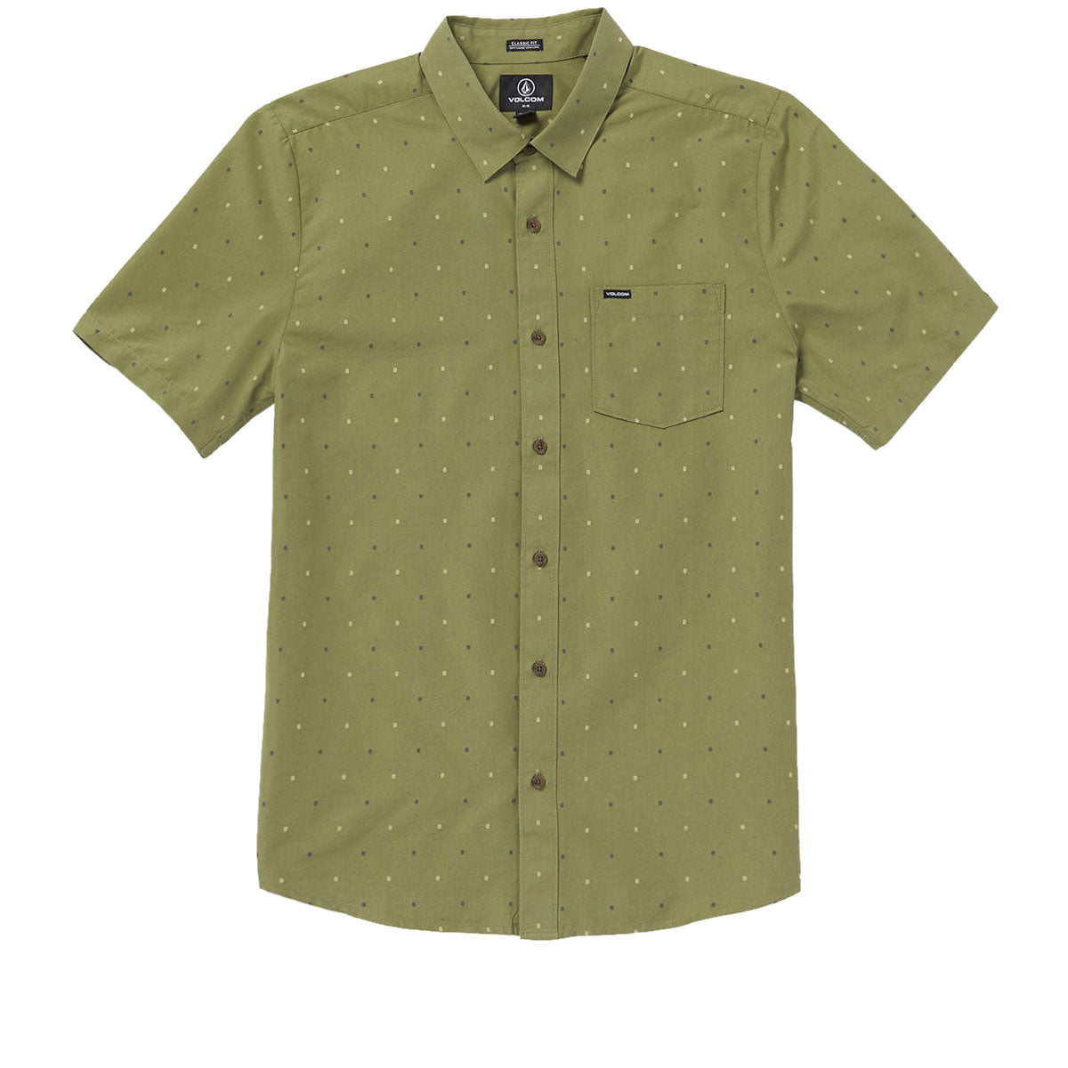 Volcom Honestone Woven Shirt - Thyme Green image 1
