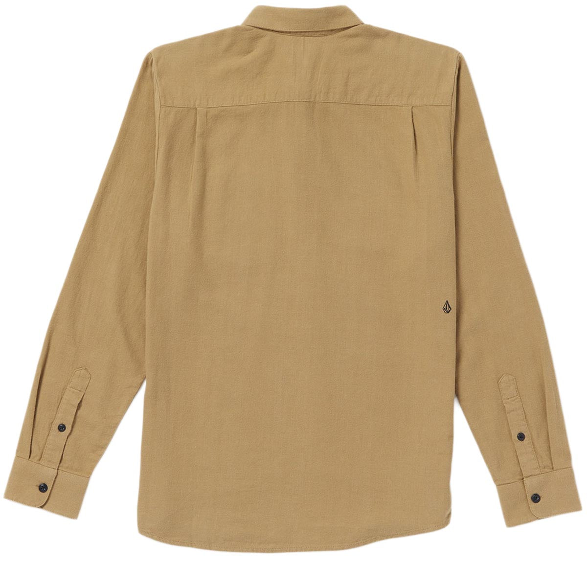 Volcom Caden Solid Long Sleeve Shirt - Dark Khaki image 2