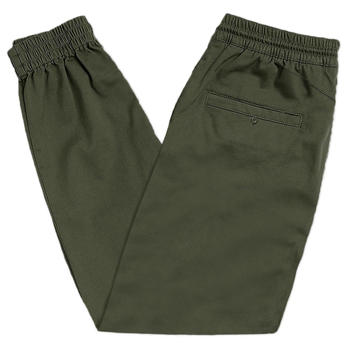 Volcom Frickin Slim Jogger Pants - Dark Green image 2