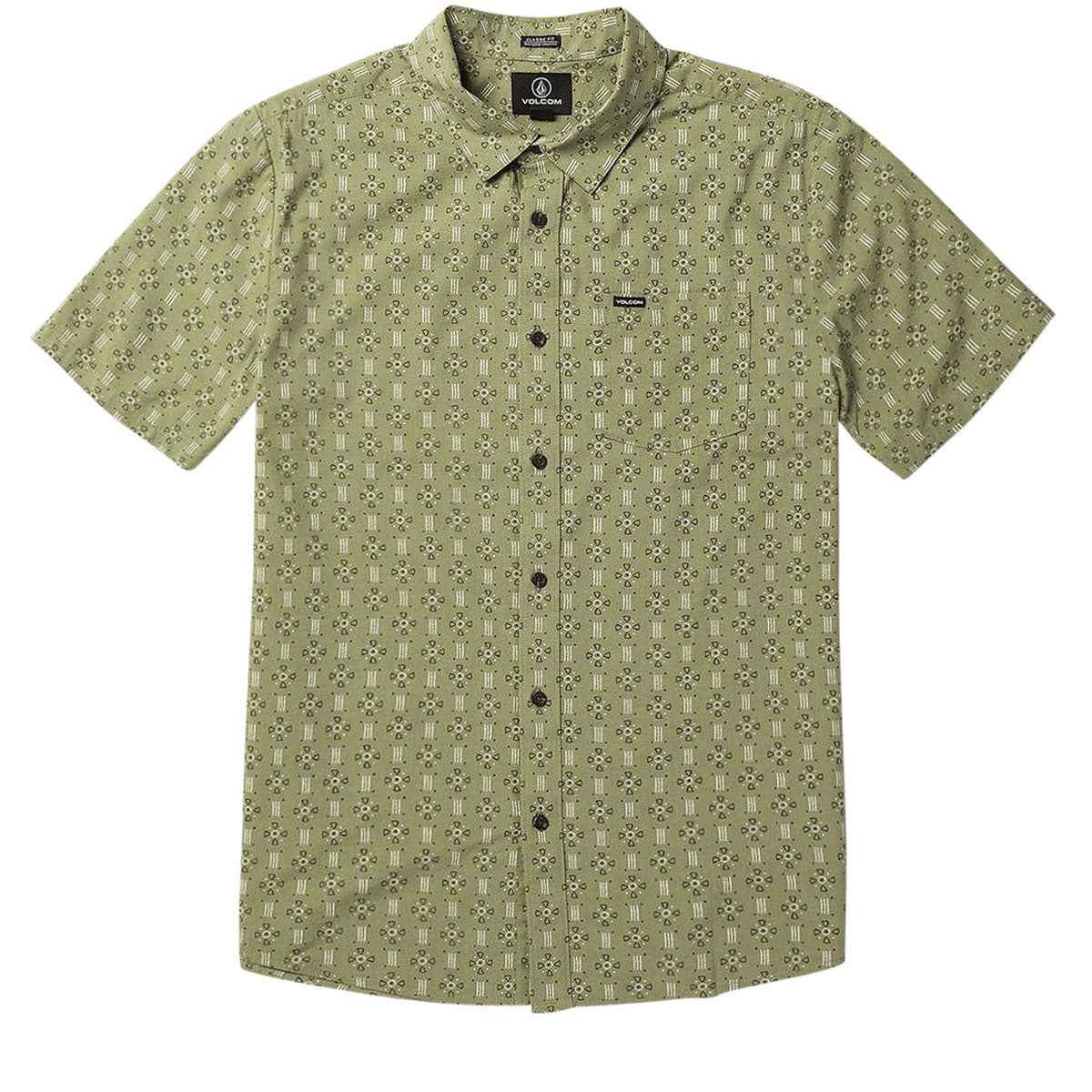 Volcom Stone Mash Shirt - Thyme Green image 1