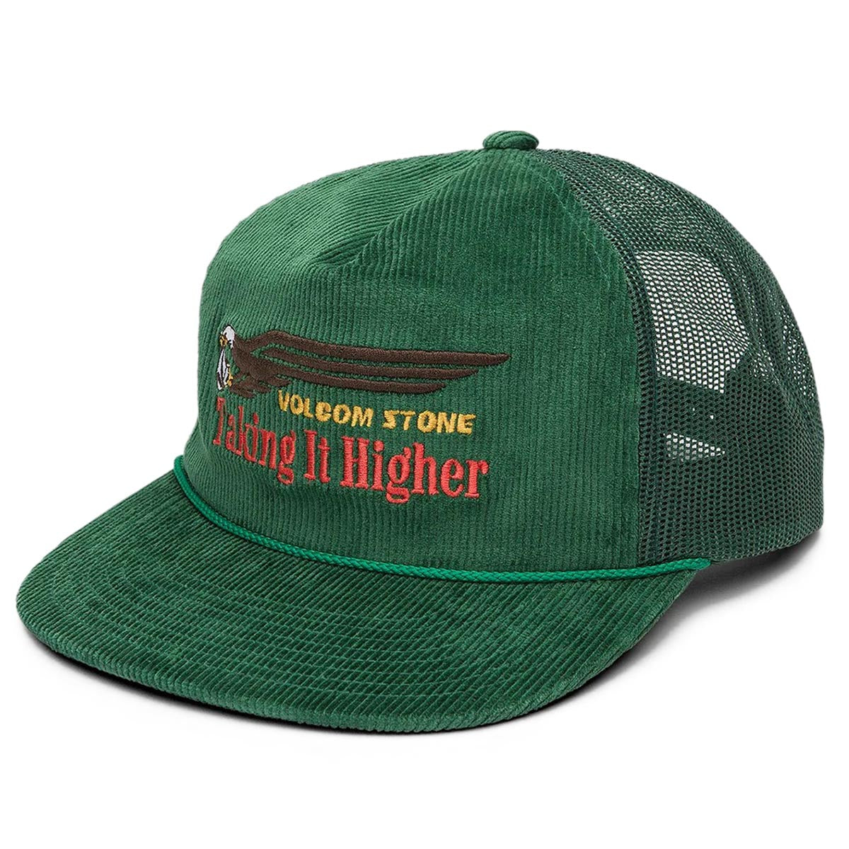 Volcom Take It Higher Trucker Hat - Fir Green image 1