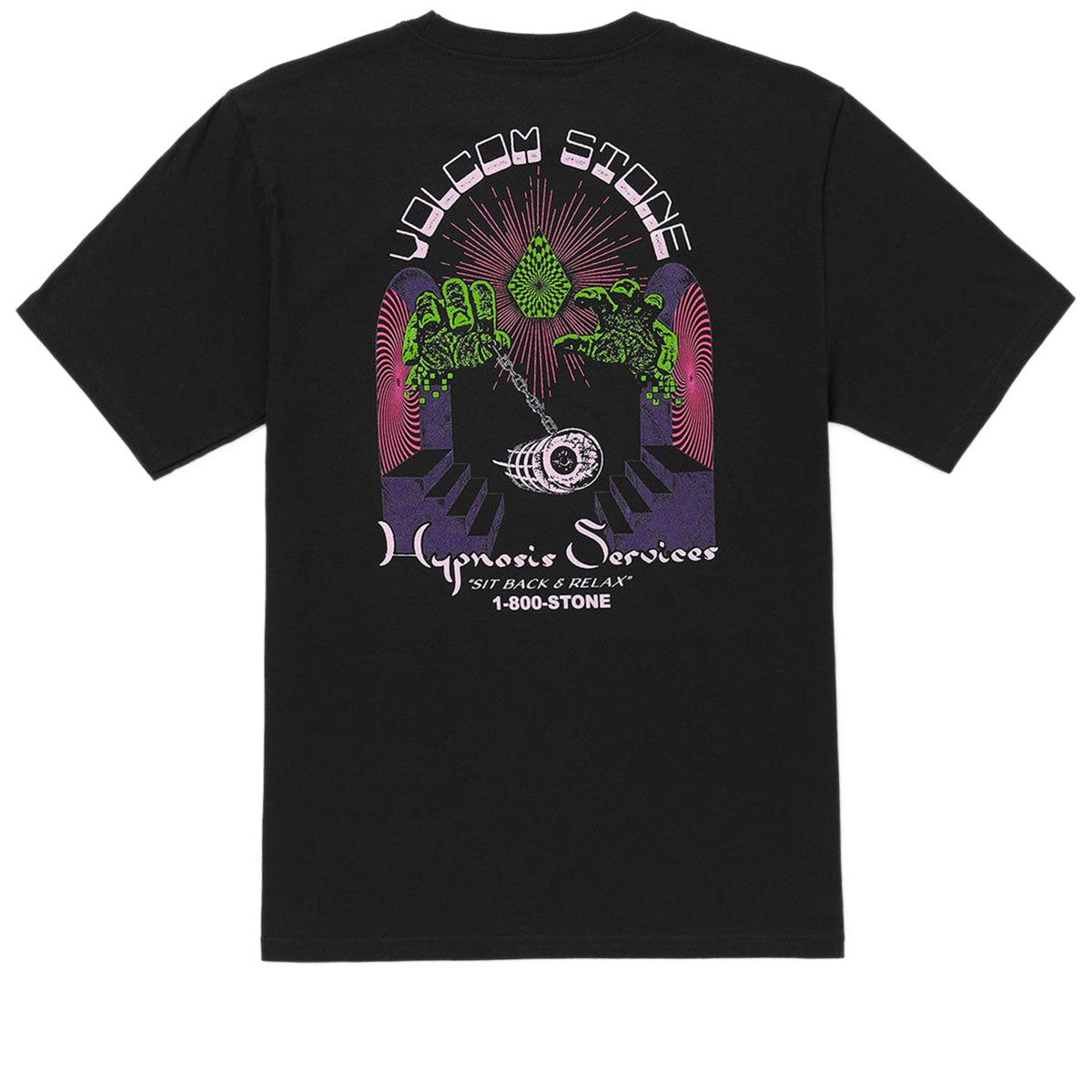 Volcom 1800 Stone T-Shirt - Black image 1
