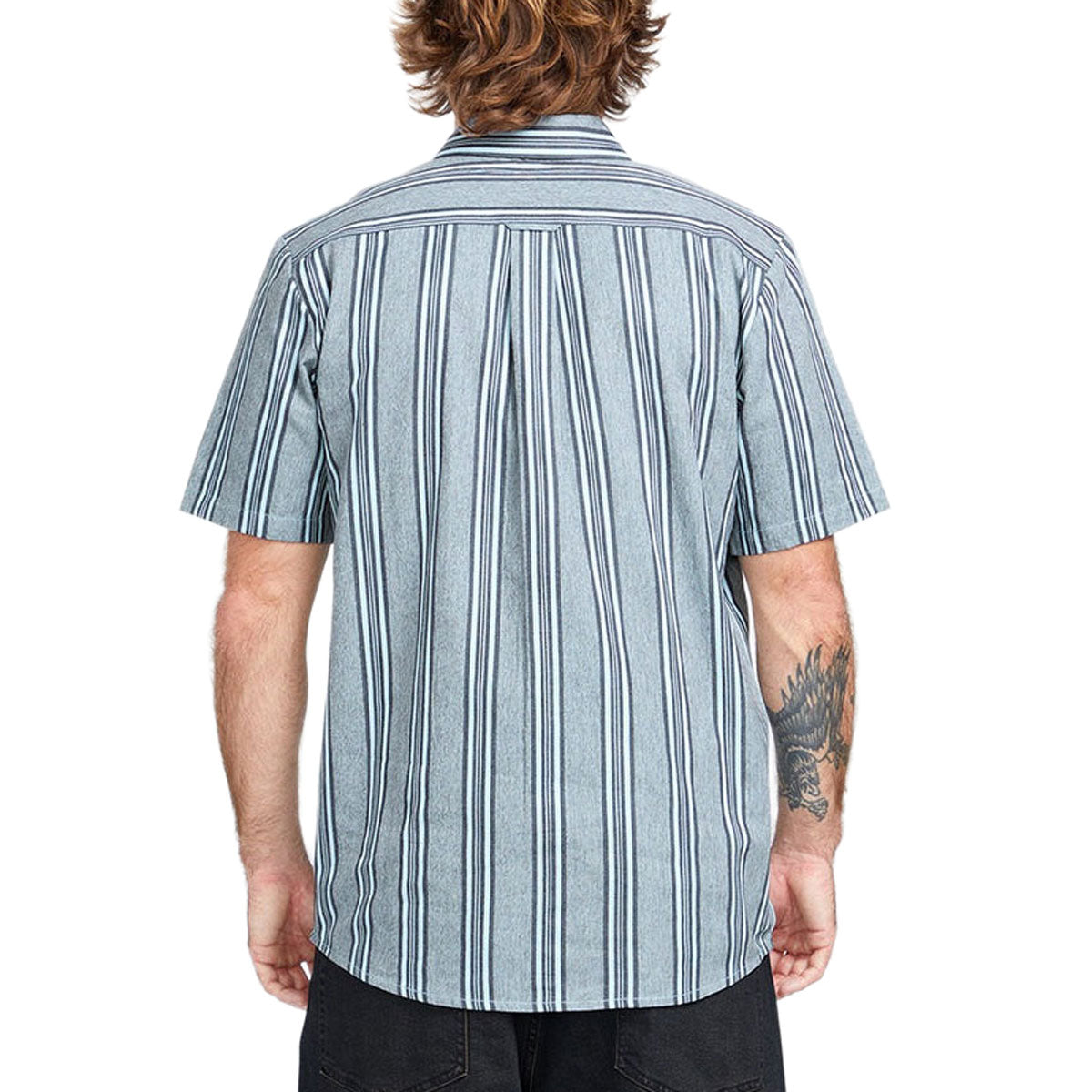 Volcom Newbar Stripe Shirt - Celestial Blue image 2