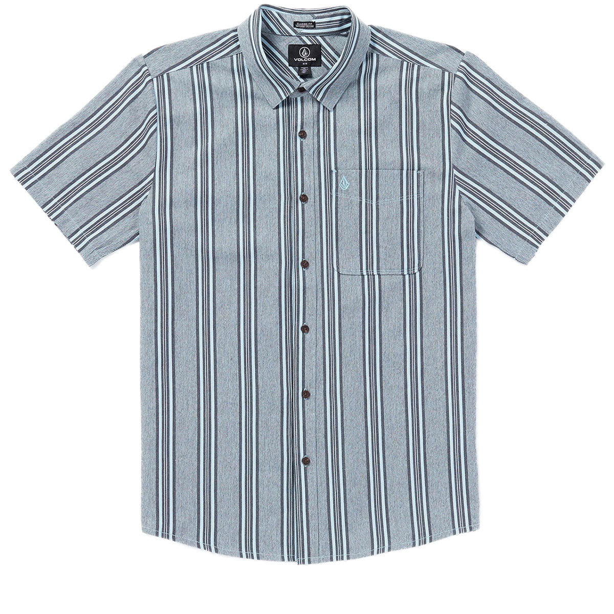 Volcom Newbar Stripe Shirt - Celestial Blue image 3
