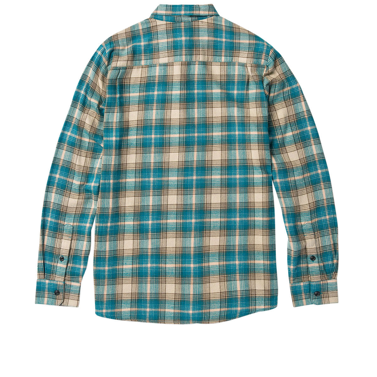 Volcom Caden Plaid Long Sleeve Shirt - Light Khaki image 2