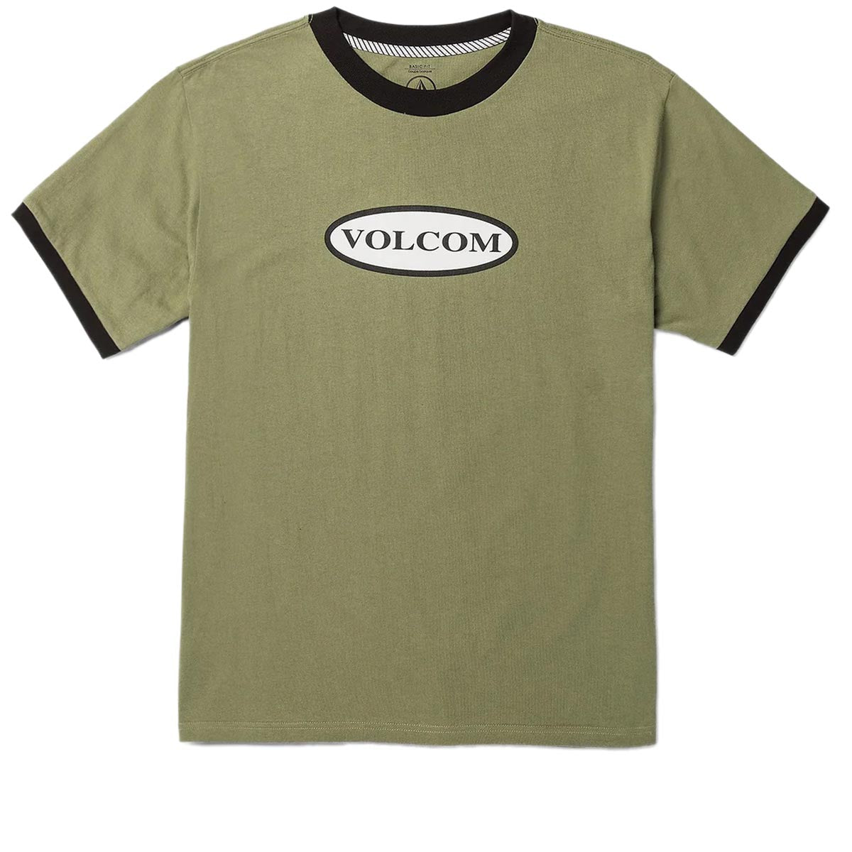 Volcom Ringer Time T-Shirt - Thyme Green image 1