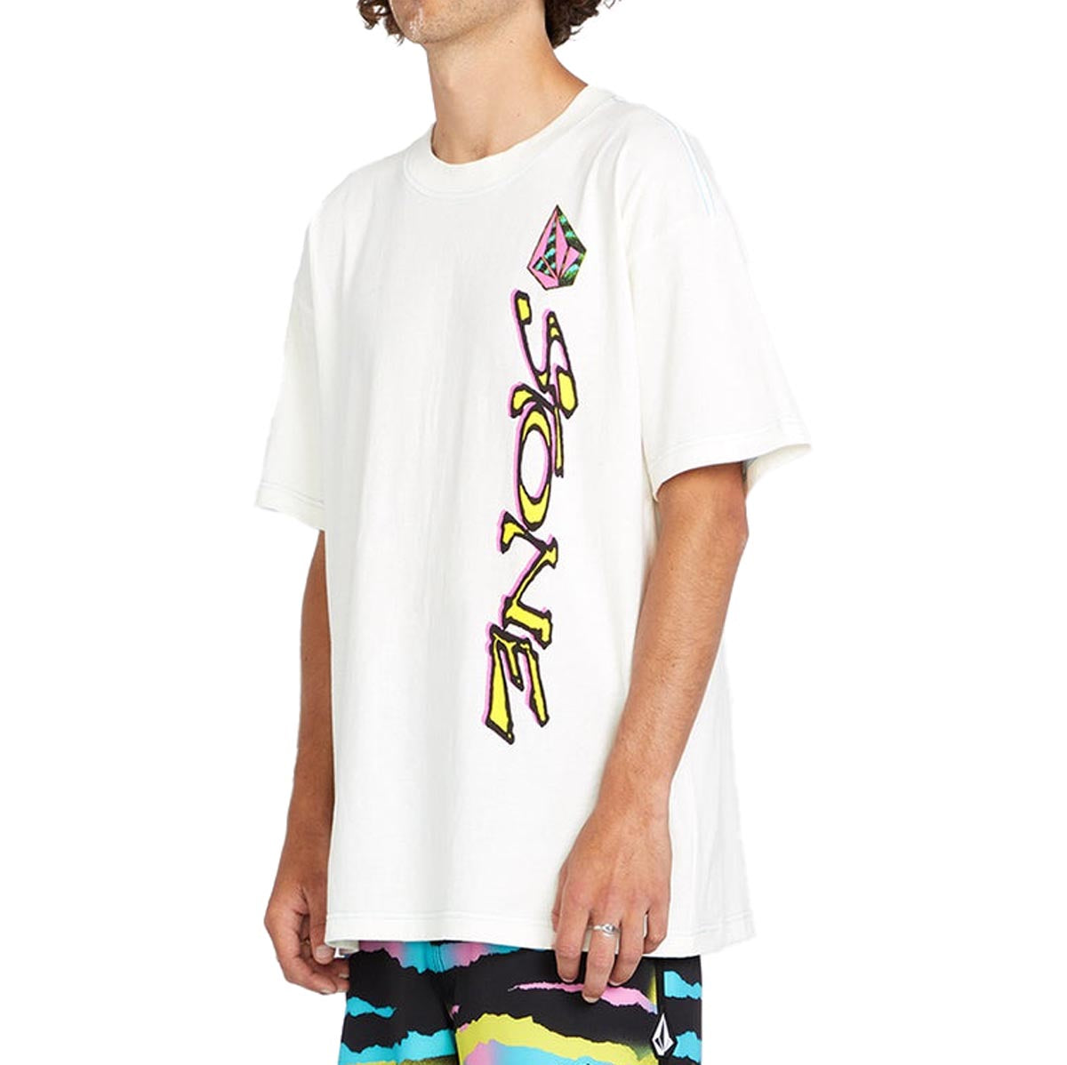 Volcom Sea Punk Long Sleeve T-Shirt - Off White image 3