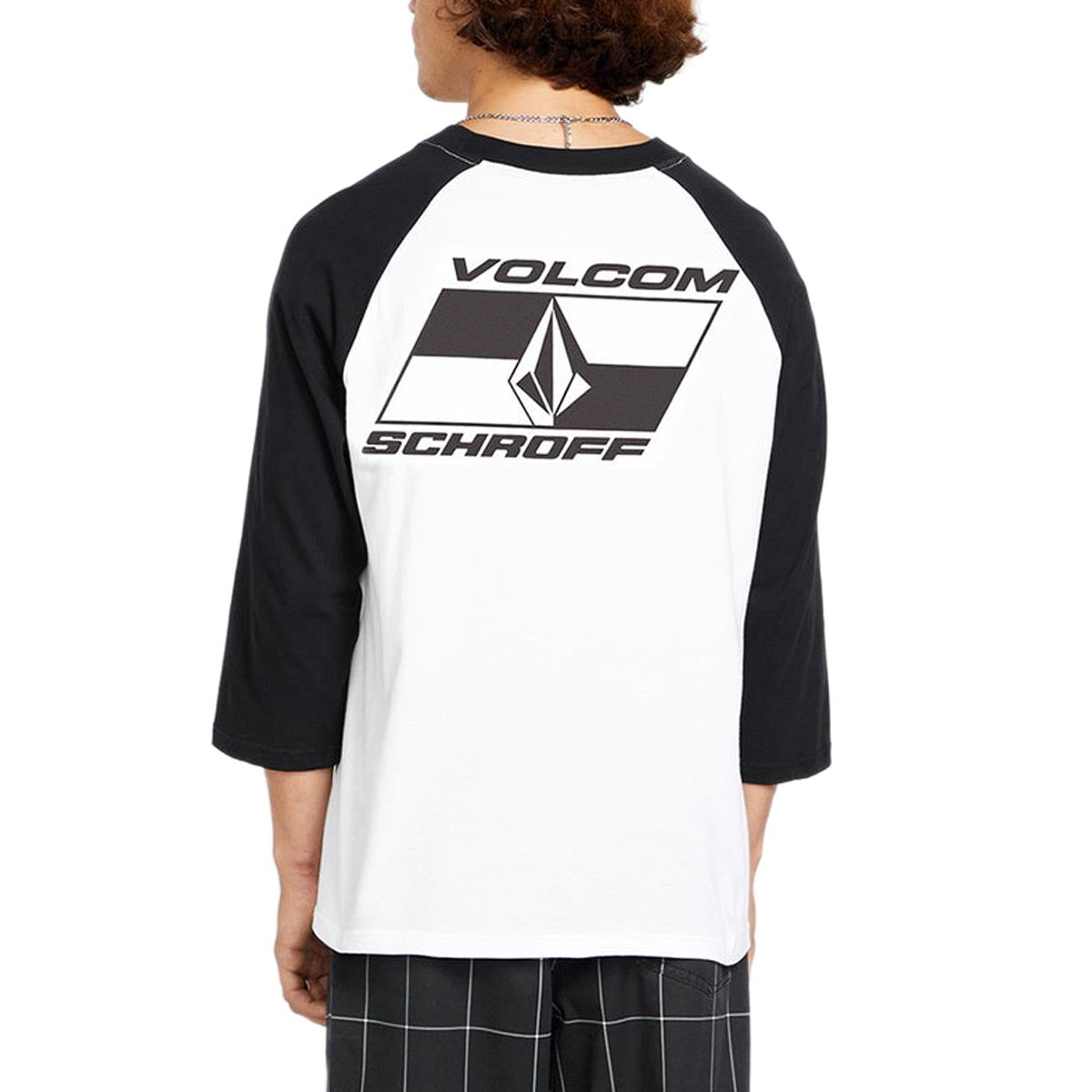 Volcom x Schroff 3/4 Raglan T-Shirt - White image 4