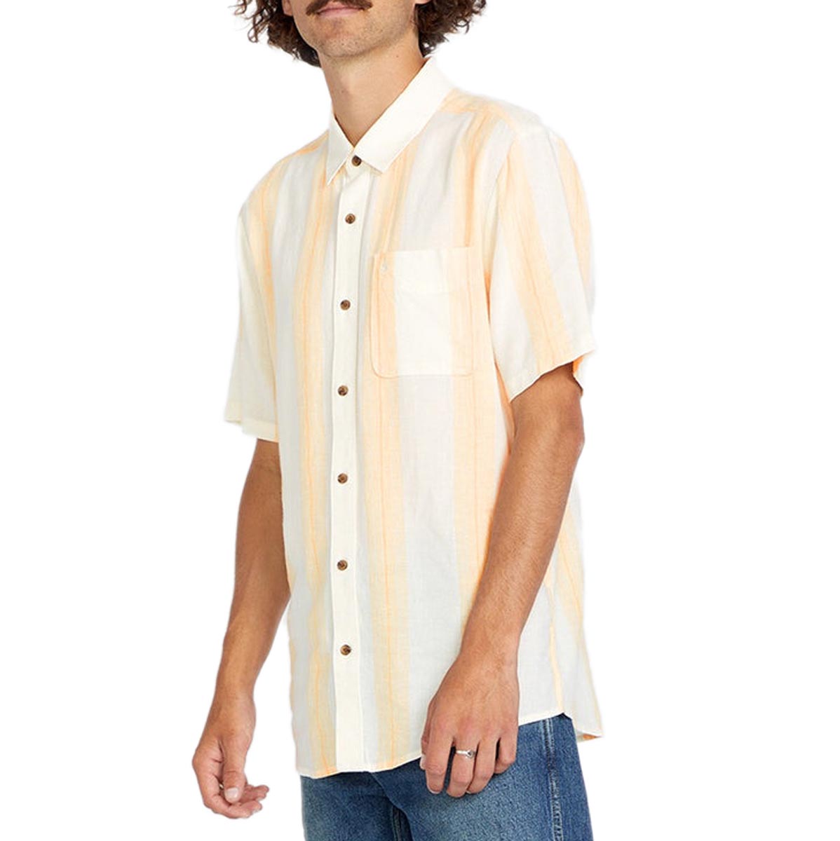 Volcom Flaxstone Shirt - Off White image 1
