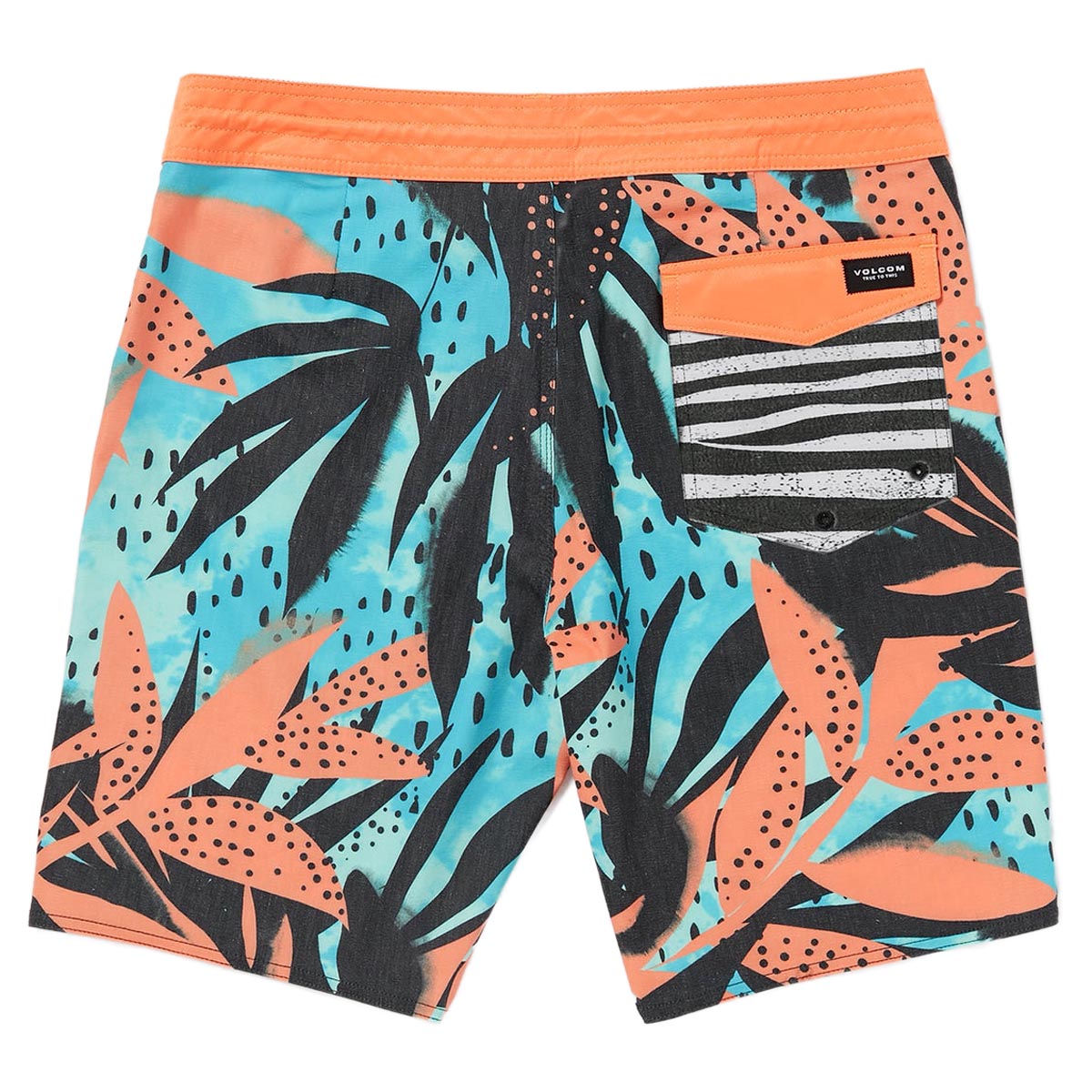 Volcom Waterside Floral Stoney 19 Board Shorts - Tigerlily image 2