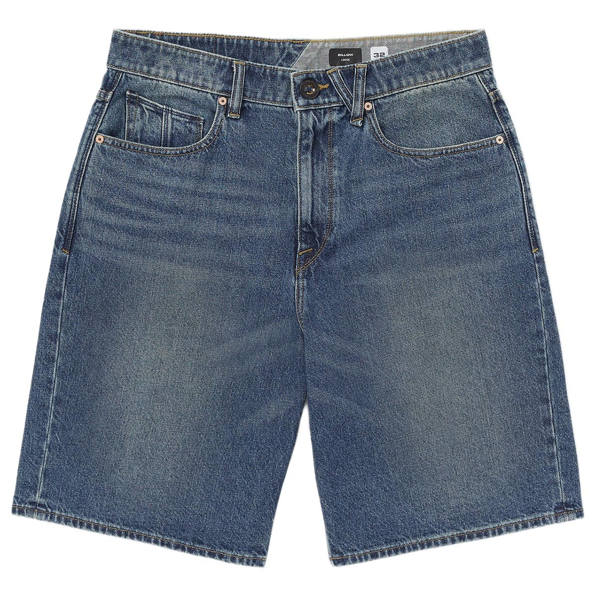 Volcom Billow Denim Shorts - Classic Blue image 1