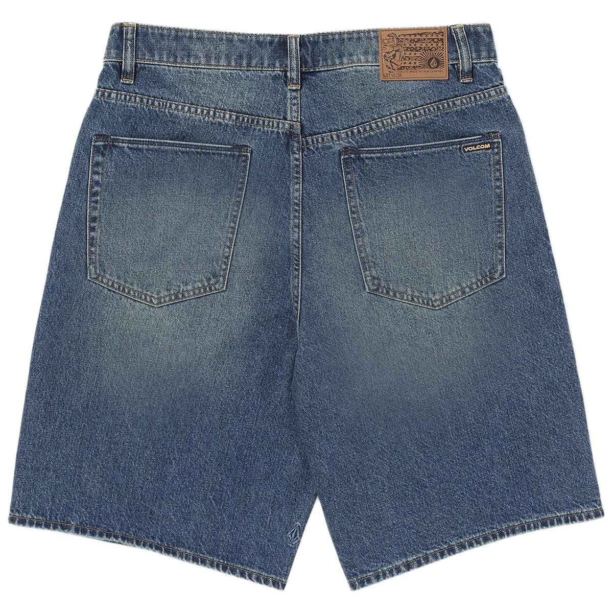 Volcom Billow Denim Shorts - Classic Blue image 2