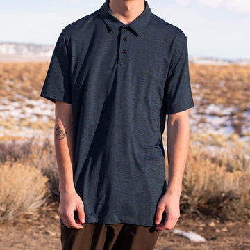 Volcom Hazard Pro Polo Shirt - Navy Heather