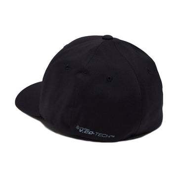 Volcom Stone Tech Flexfit Delta Hat - Black 2025