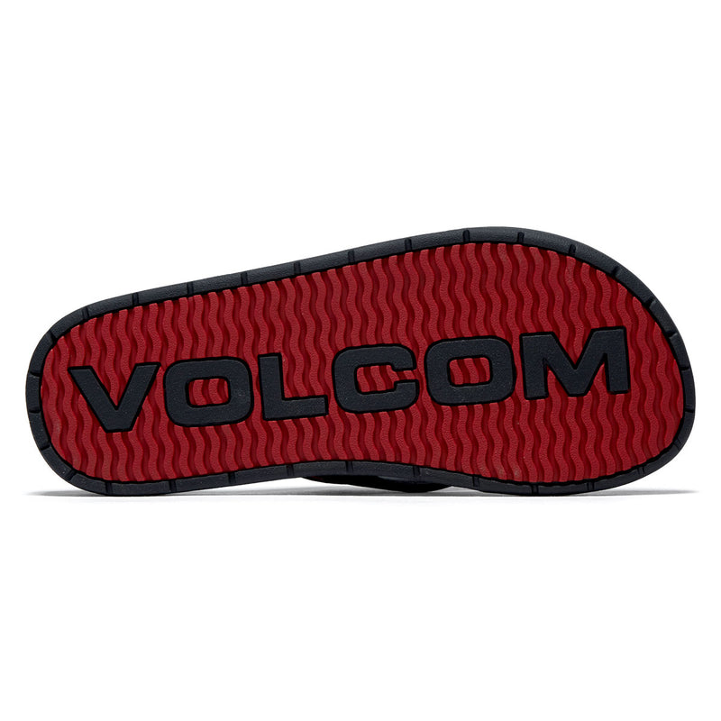 Volcom Jack Robinson Sandals - Black/Red