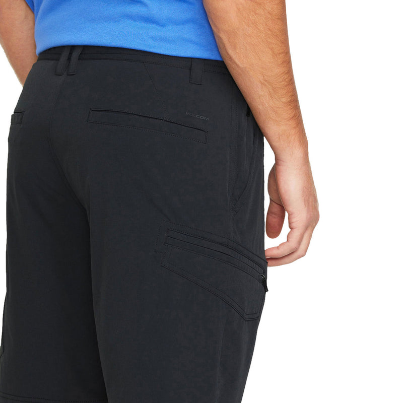 Volcom Cashed In Cargo Hybrid 20 Shorts - Black