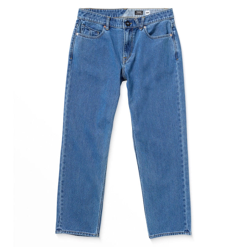 Volcom Modown Tapered Denim Jeans - Standard Issue Blue