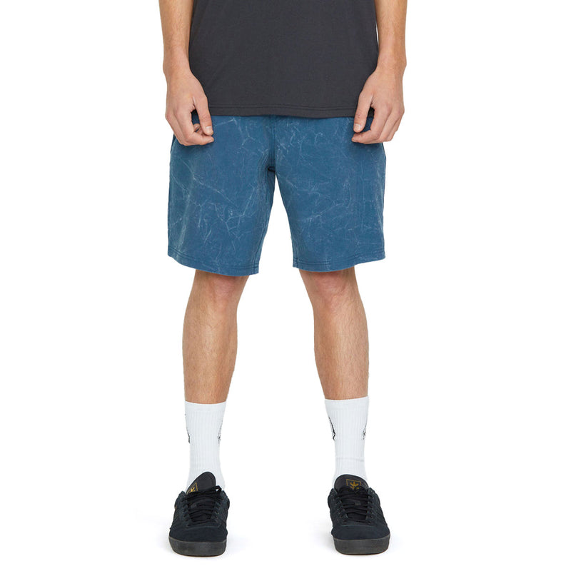 Volcom Stone Faded Hybrid 19 Shorts - Deep Blue
