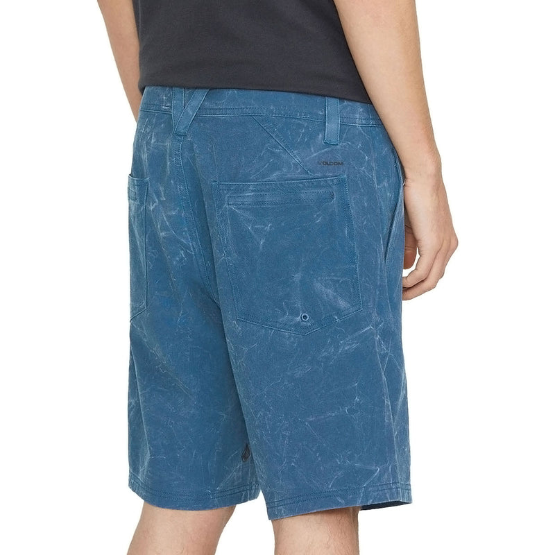 Volcom Stone Faded Hybrid 19 Shorts - Deep Blue