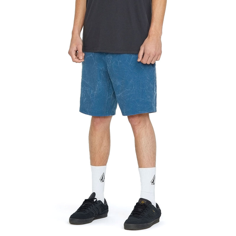 Volcom Stone Faded Hybrid 19 Shorts - Deep Blue
