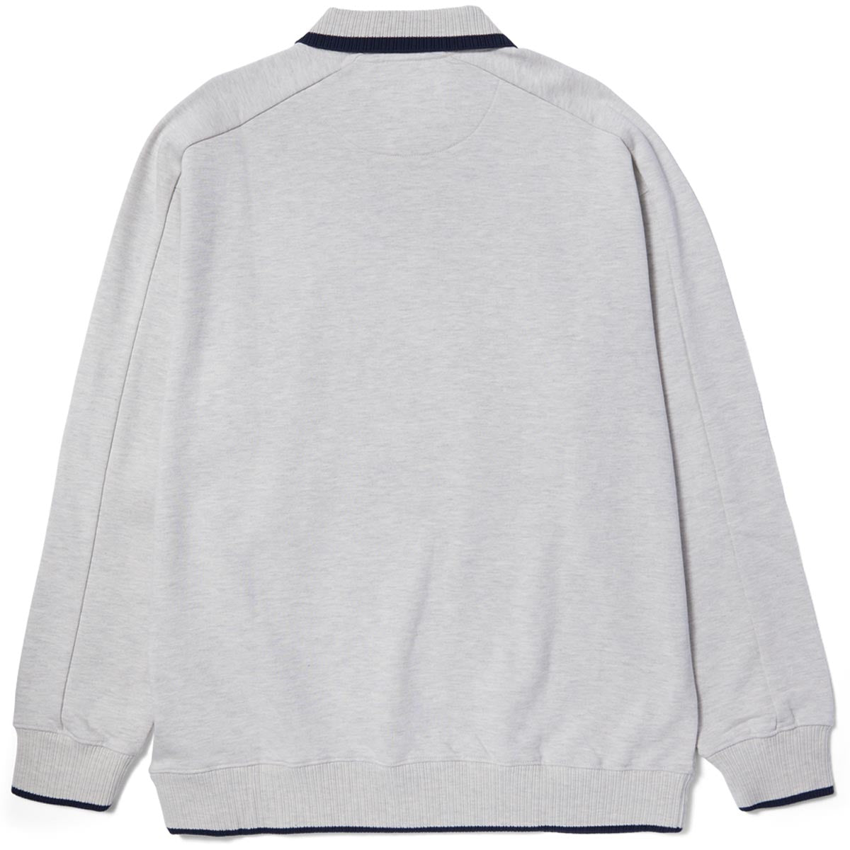 HUF Essex Polo Fleece Sweatshirt - Heather Grey image 2