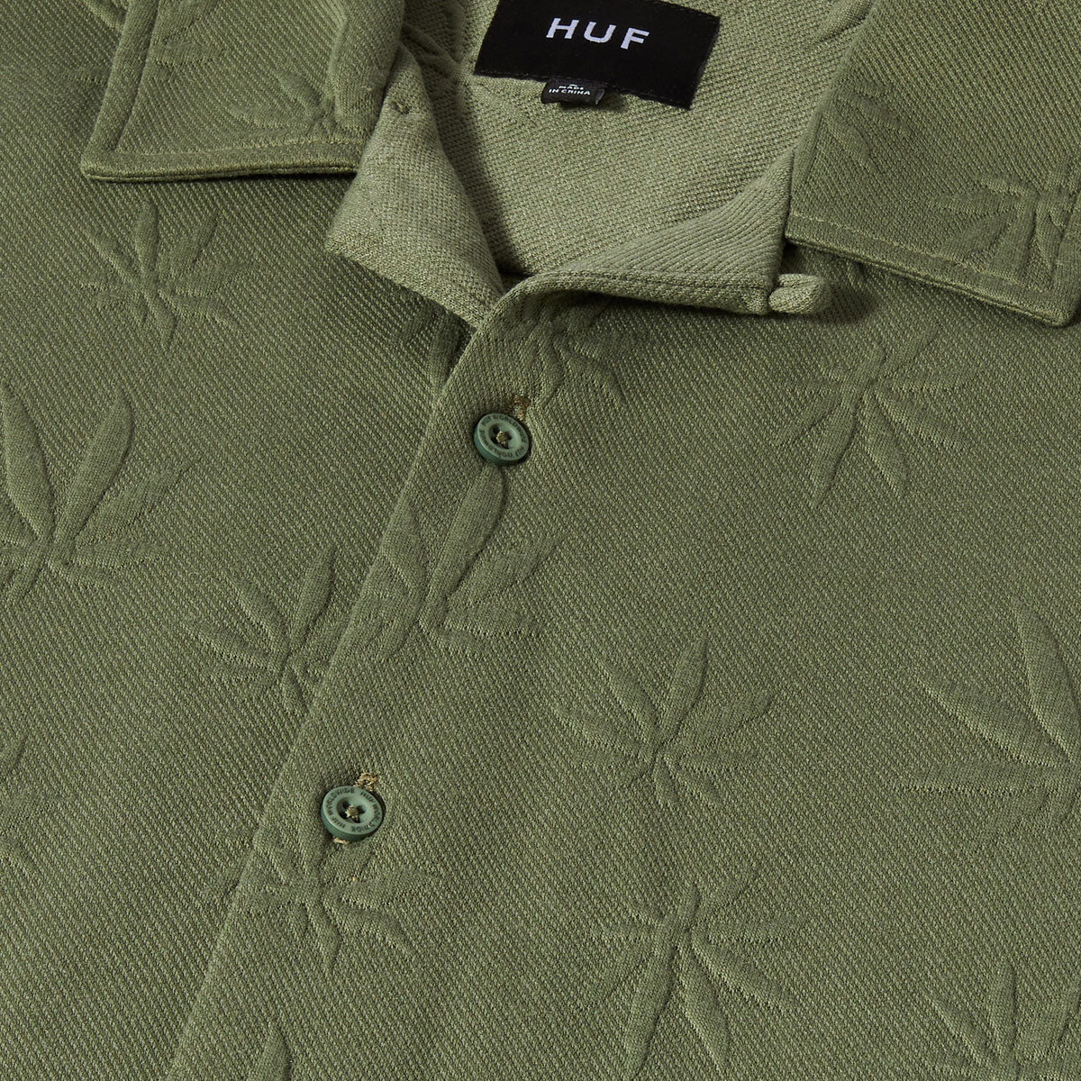 HUF Plantlife Jacquard Shirt - Moss image 3