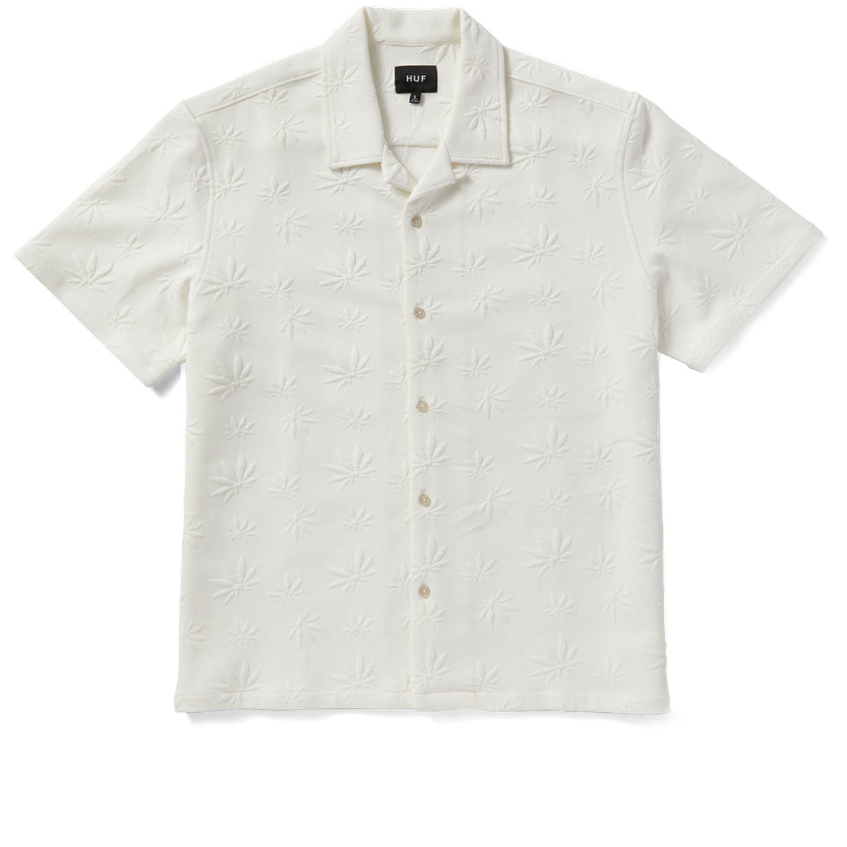 HUF Plantlife Jacquard Shirt - White image 1
