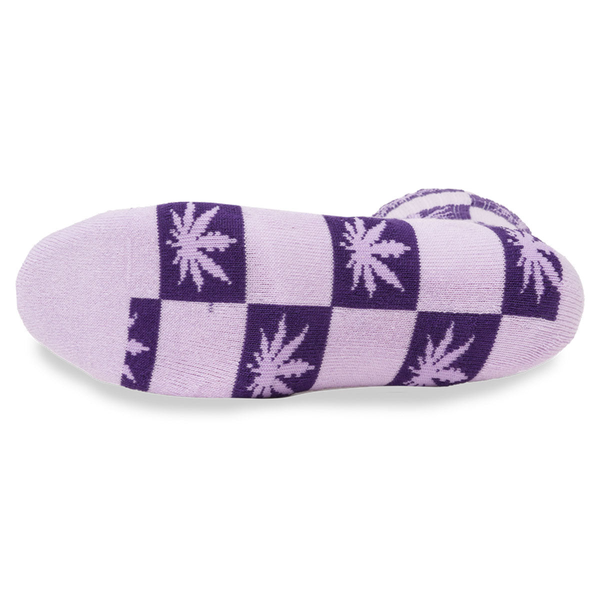 HUF Checkered Plantlife Socks - Purple image 2