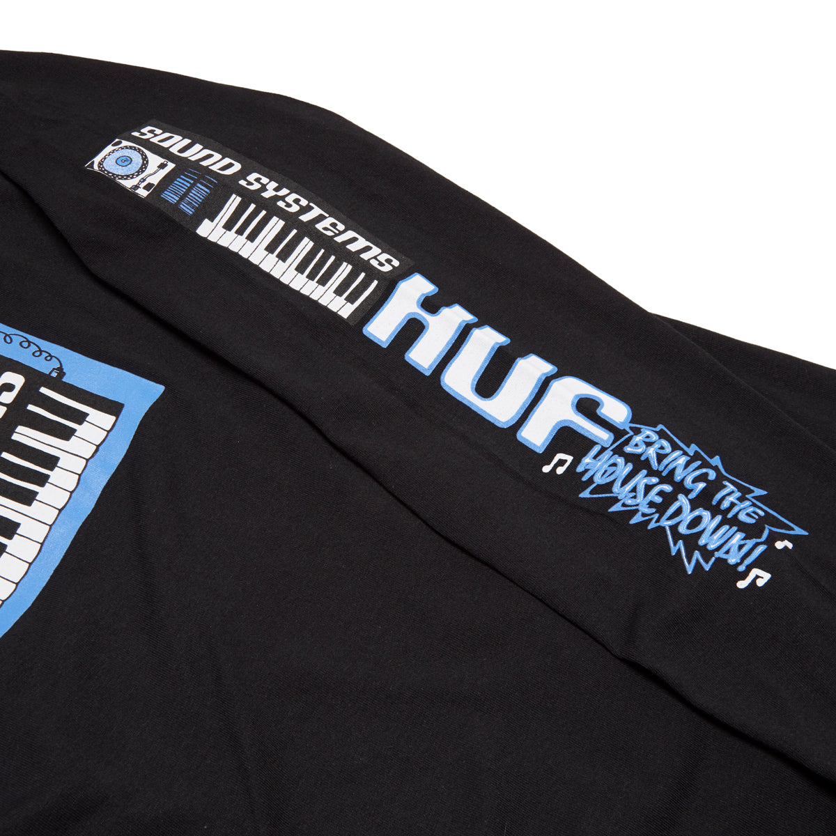 HUF Sound Systems Long Sleeve T-Shirt - Black image 3