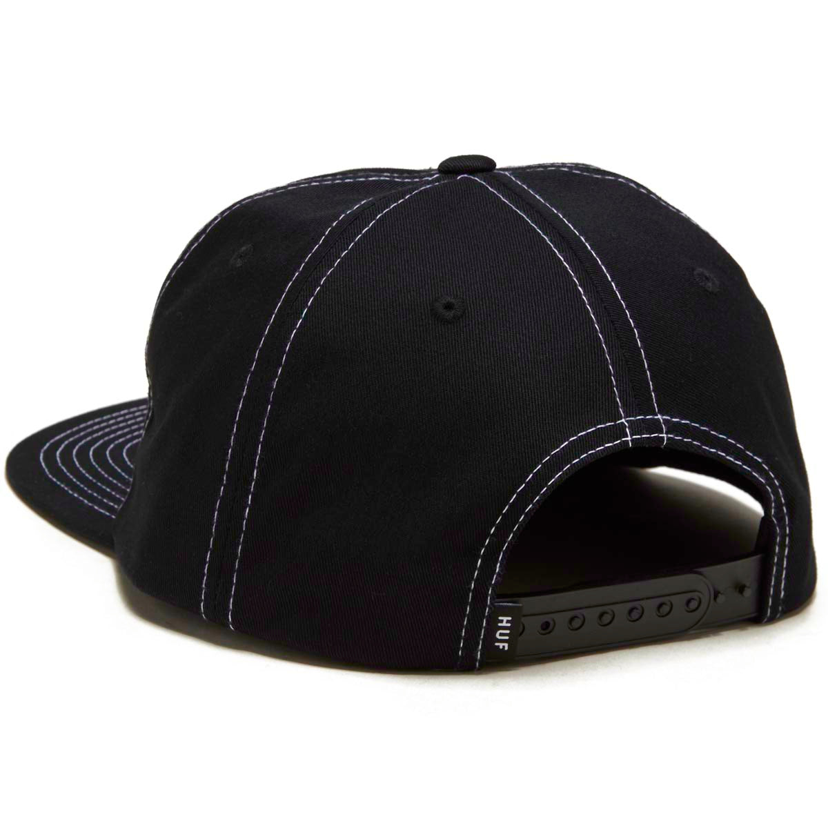 HUF Set Tt Snapback Hat - Black/White image 2