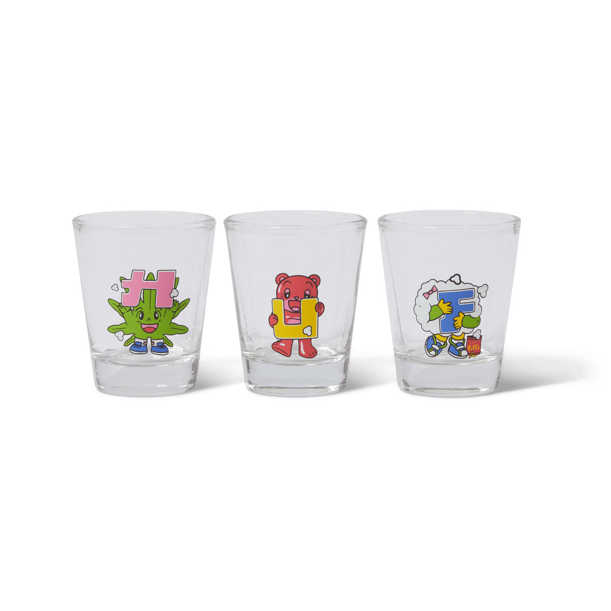 HUF Kawaii Buddies Shot Glass Set - Multi – CCS