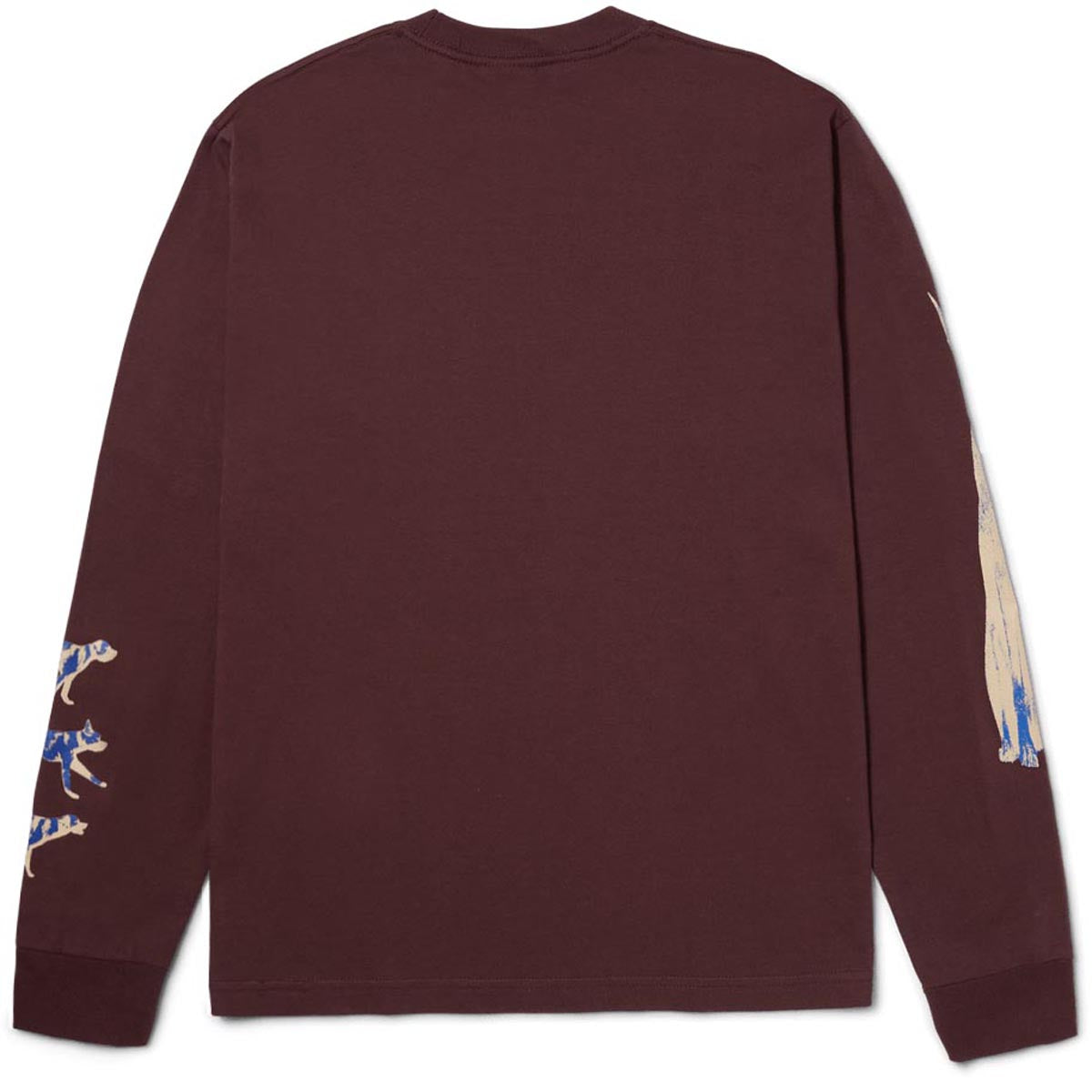 HUF Red Means Go Long Sleeve T-Shirt - Eggplant image 4