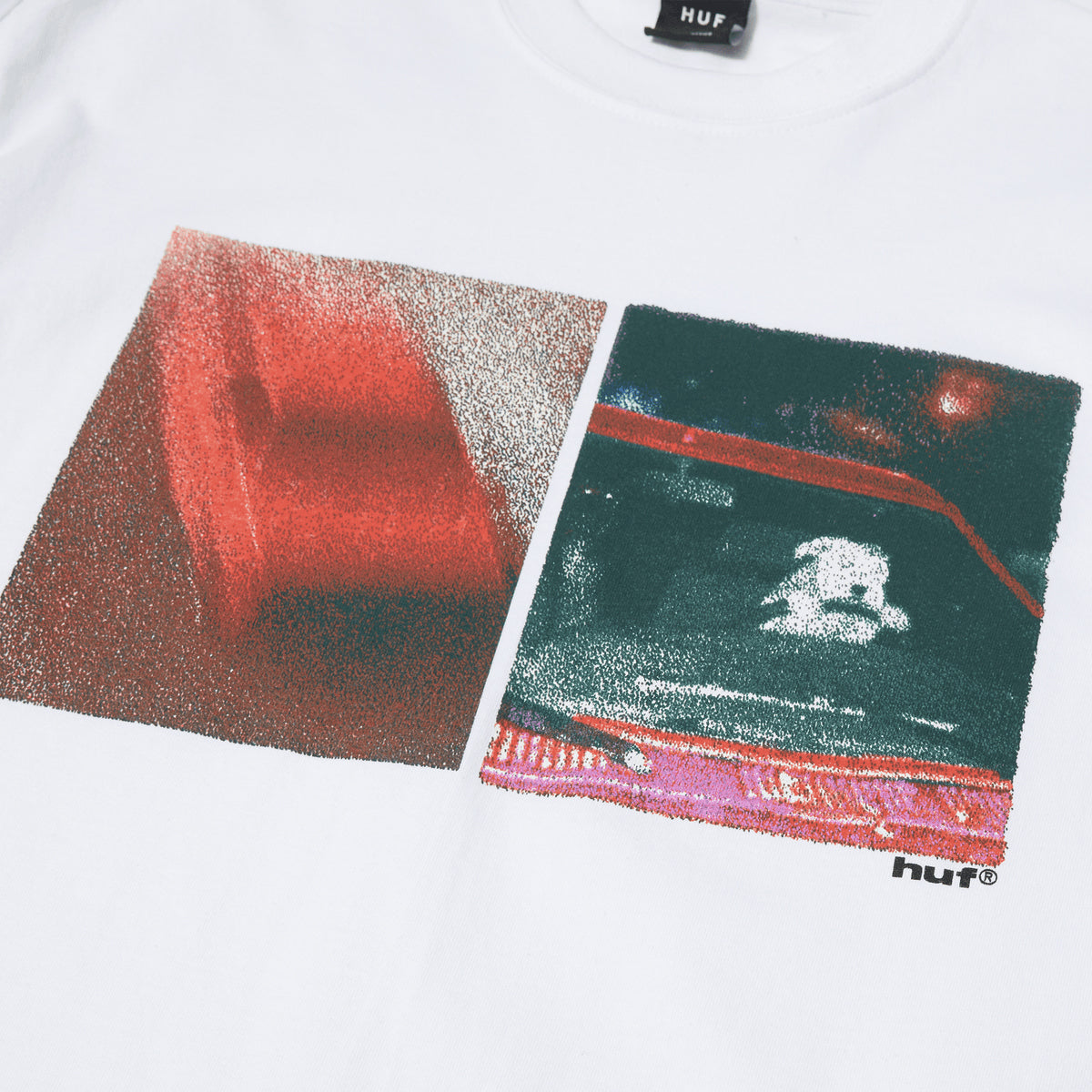 HUF Red Means Go Long Sleeve T-Shirt - White image 2