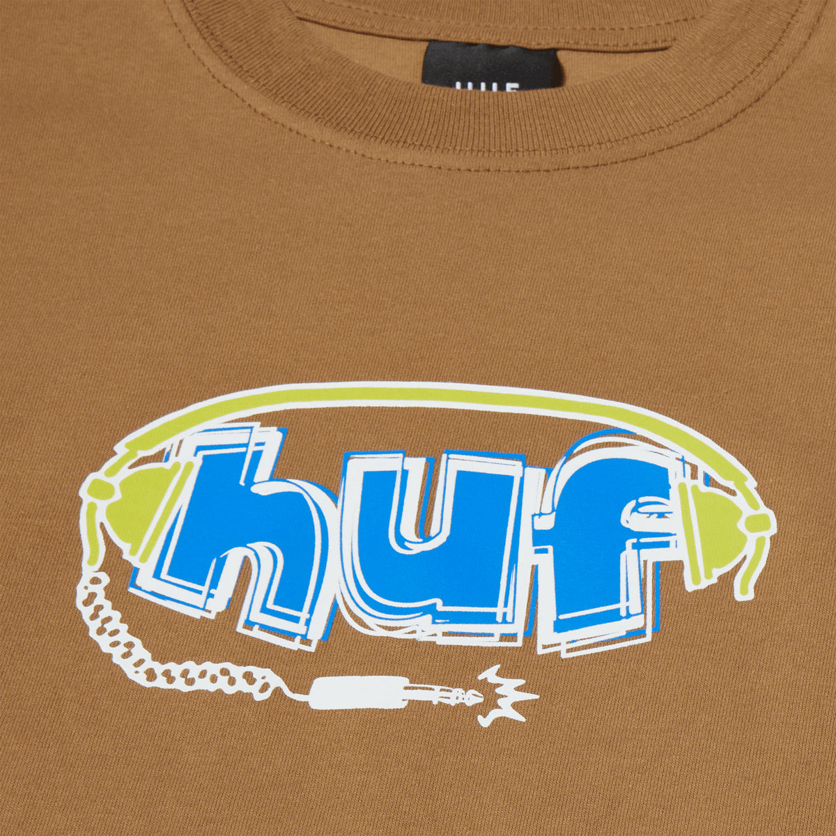 HUF Plug Me In T-Shirt - Camel image 2