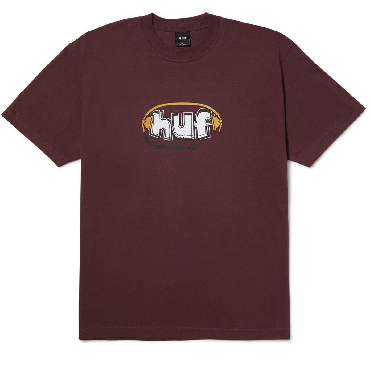 HUF Plug Me In T-Shirt - Eggplant image 1