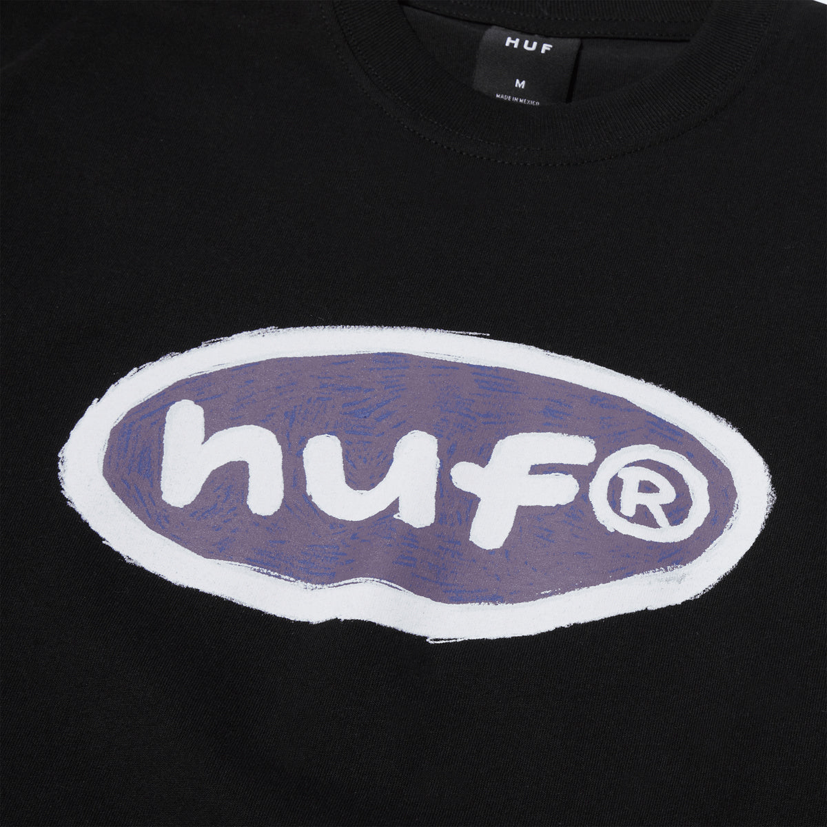 HUF Pencilled In T-Shirt - Black image 2