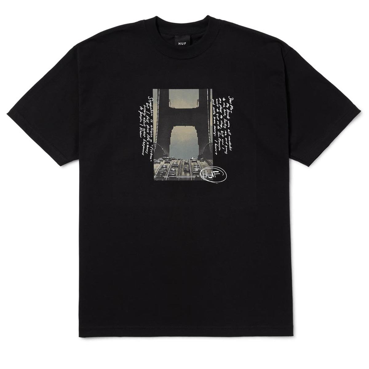 HUF Bridges T-Shirt - Black image 1